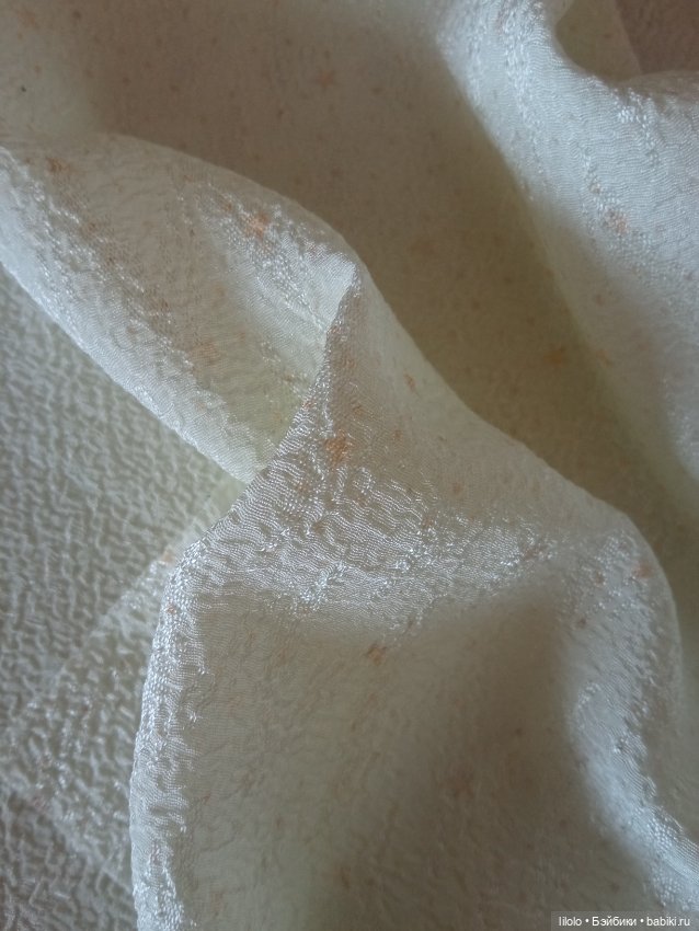 Отрез отличной плательной ткани для кукольного рукоделия