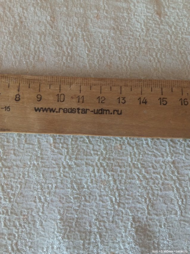 Отрез отличной плательной ткани для кукольного рукоделия (фото 2)