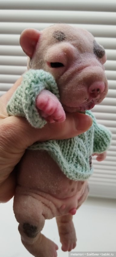 Милый полностью силиконовый щенок 🐾 (фото 7)