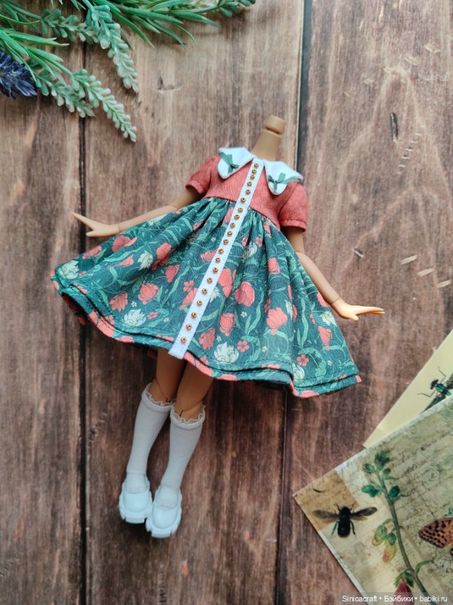 Одежда для кукол 1/6 (Blythe, Pullip, Landoudou, Monsterhigh, Poppy Parker) - платье (фото 4)