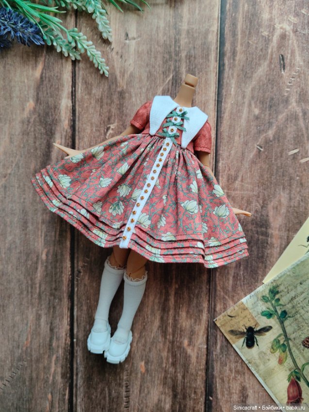 Одежда для кукол 1/6 (Blythe, Pullip, Landoudou, Monsterhigh, Poppy Parker) - платье (фото 5)