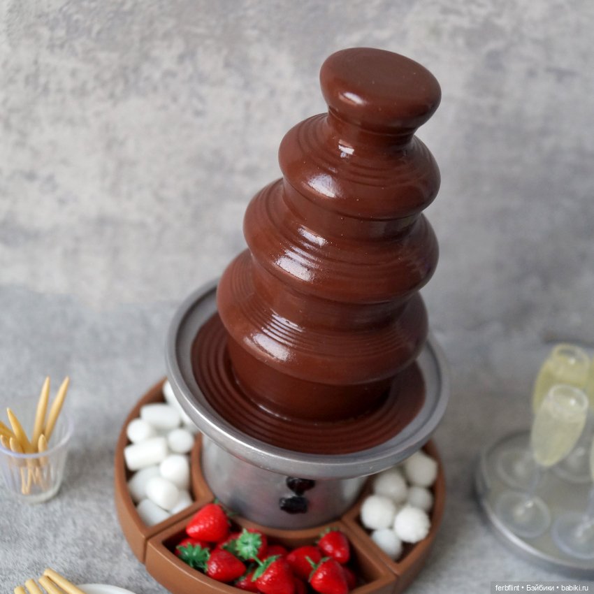 Набор "Шоколадный фонтан" в масштабе 1:6 (фото 3)