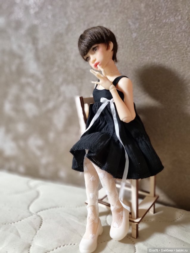 Парик для куколки бжд Иден (фото 5)