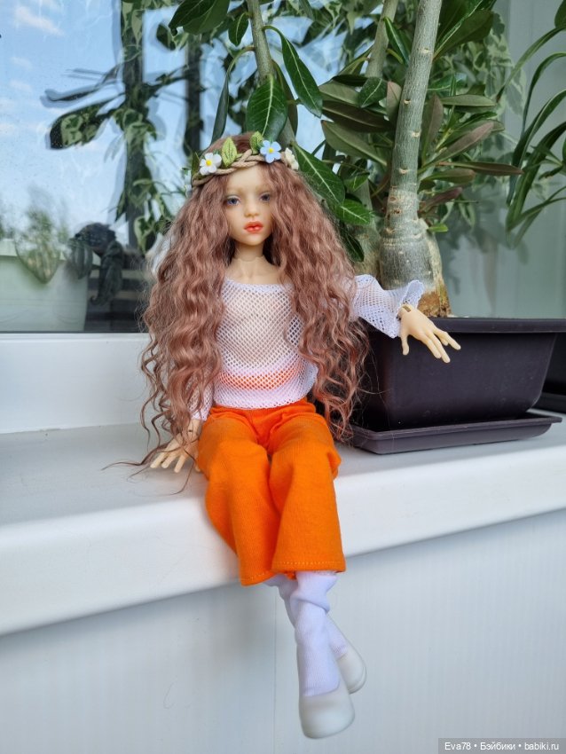 Парик для куколки бжд Иден (фото 9)