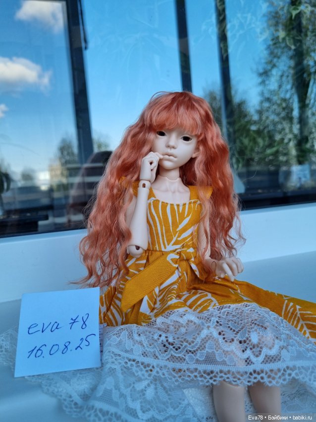 Парик для куколки бжд Иден (фото 7)