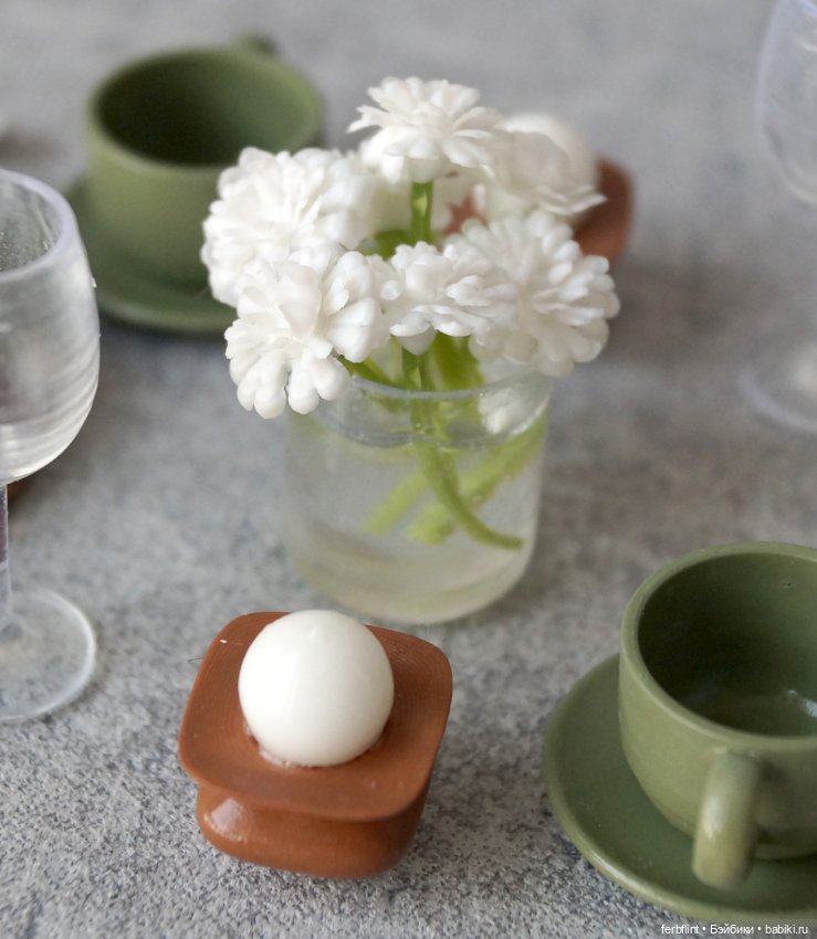 Сервировка в эко стиле №3 (масштаб 1:6) (фото 3)