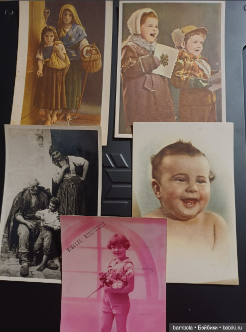 Редкие винтажные итальянские открытки с детьми (фото 5)
