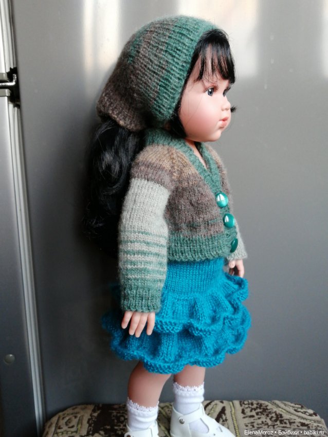 Комплект вязаной одежды для кукол Ллоренс, 42 см и др. схожих по параметрам кукол