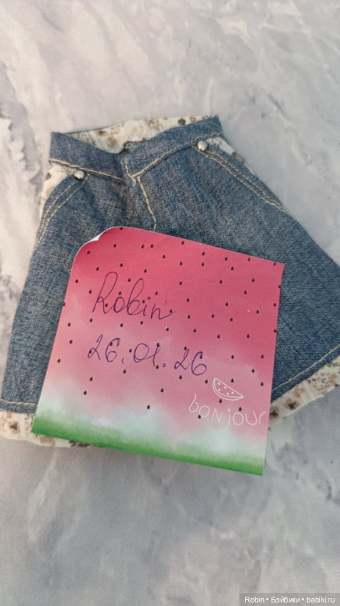 Джинсовые шорты на минифи (фото 2)