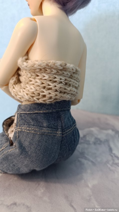 Джинсовые шорты на минифи (фото 4)