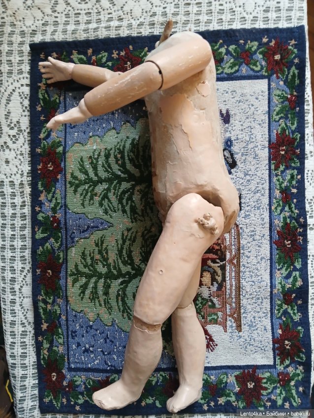 Антикварное французское тело для французской куклы (фото 5)