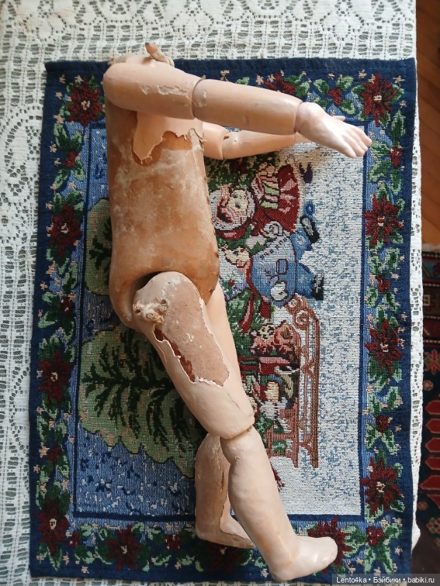 Антикварное французское тело для французской куклы (фото 6)