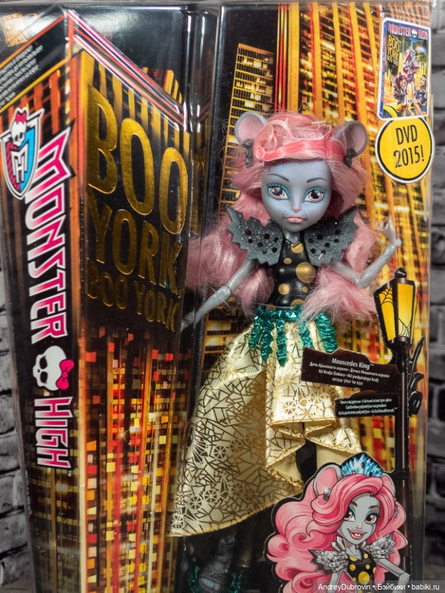 Кукла Monster High Mouscedes King из серии Boo York