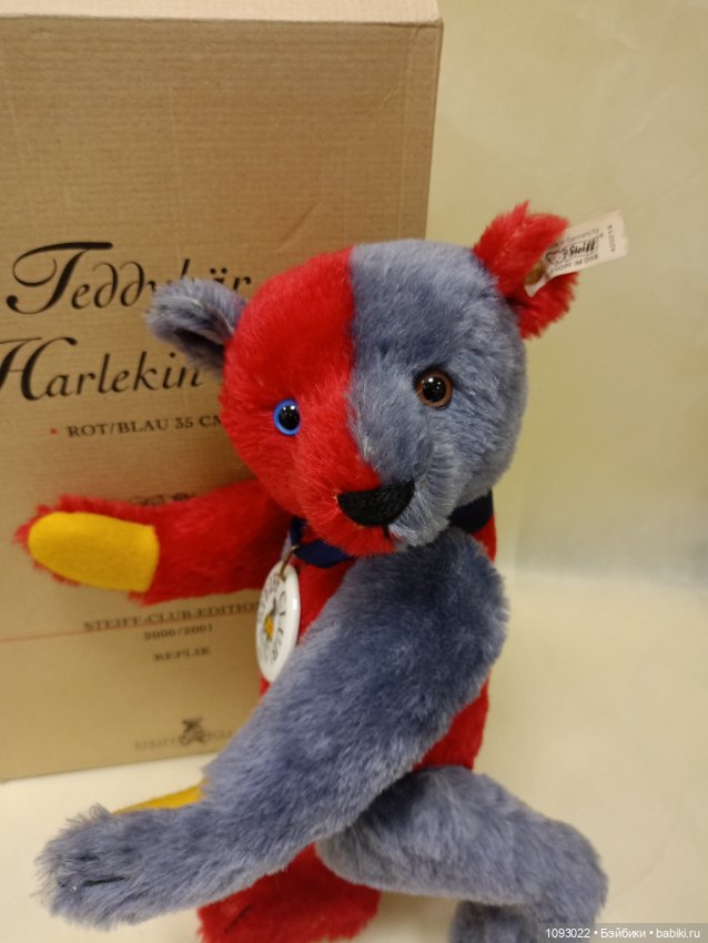 Мишка Тедди Арлекин, Steiff (фото 5)