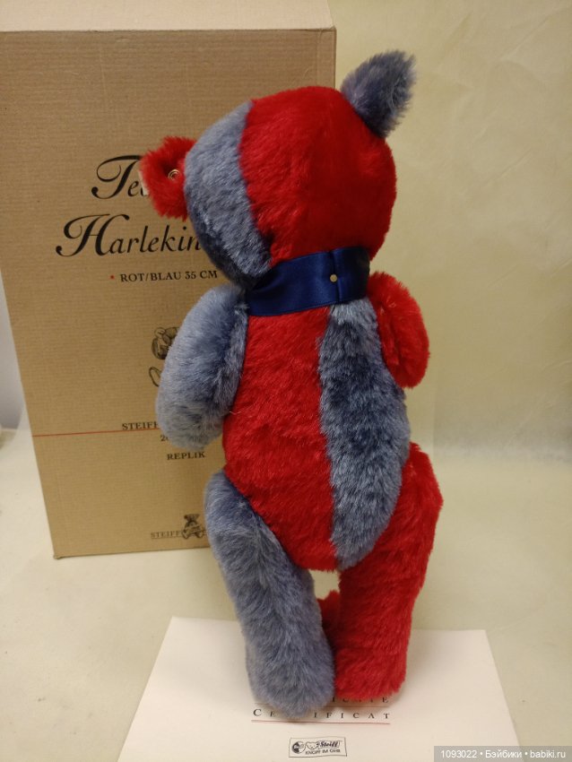 Мишка Тедди Арлекин, Steiff (фото 8)