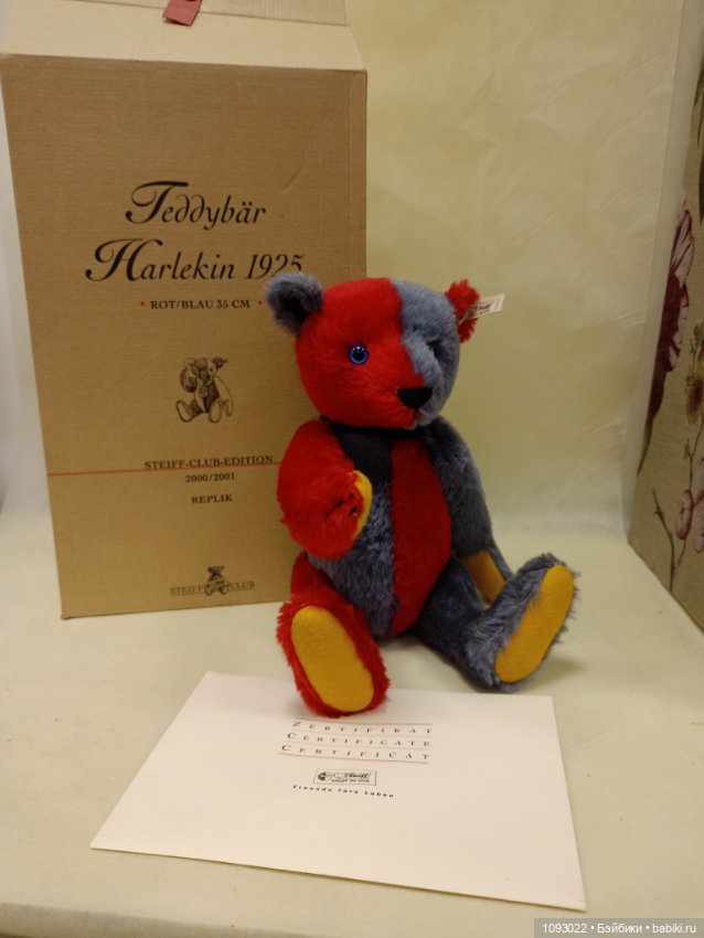 Мишка Тедди Арлекин, Steiff