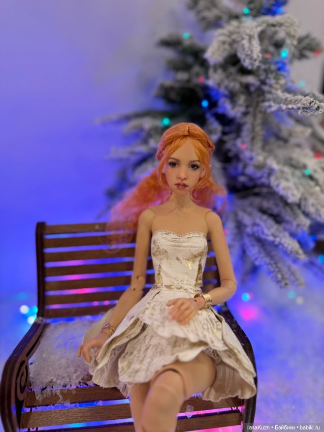 Красивый рыжий паричок для тендер (фото 3)