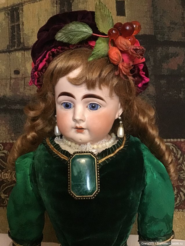 Брошь из люцита , 60-е года , для декора кукол или в коллекцию (фото 5)