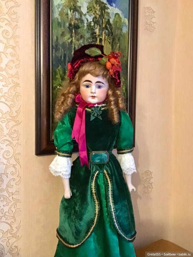 Брошь из люцита , 60-е года , для декора кукол или в коллекцию (фото 2)