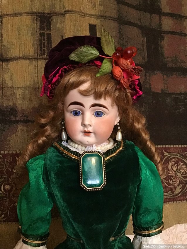 Брошь из люцита , 60-е года , для декора кукол или в коллекцию (фото 4)