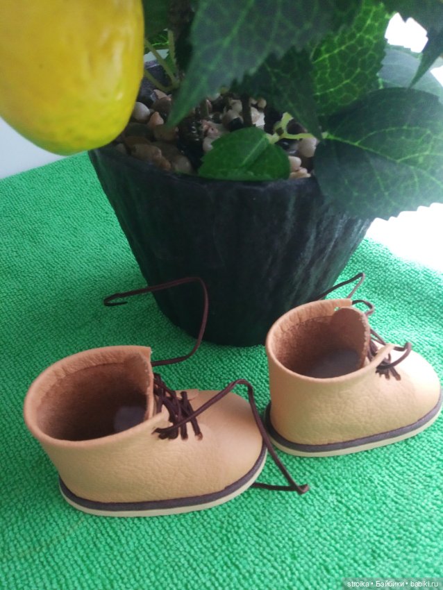 Скидка- за-600 р. Ботиночки для кукол Готц ростом 50 см (фото 7)