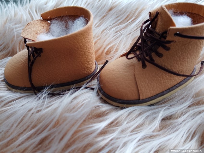 Скидка- за-600 р. Ботиночки для кукол Готц ростом 50 см (фото 2)