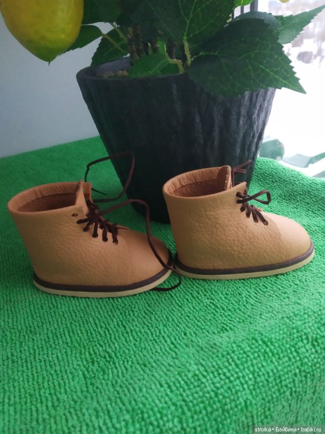 Скидка- за-600 р. Ботиночки для кукол Готц ростом 50 см (фото 6)