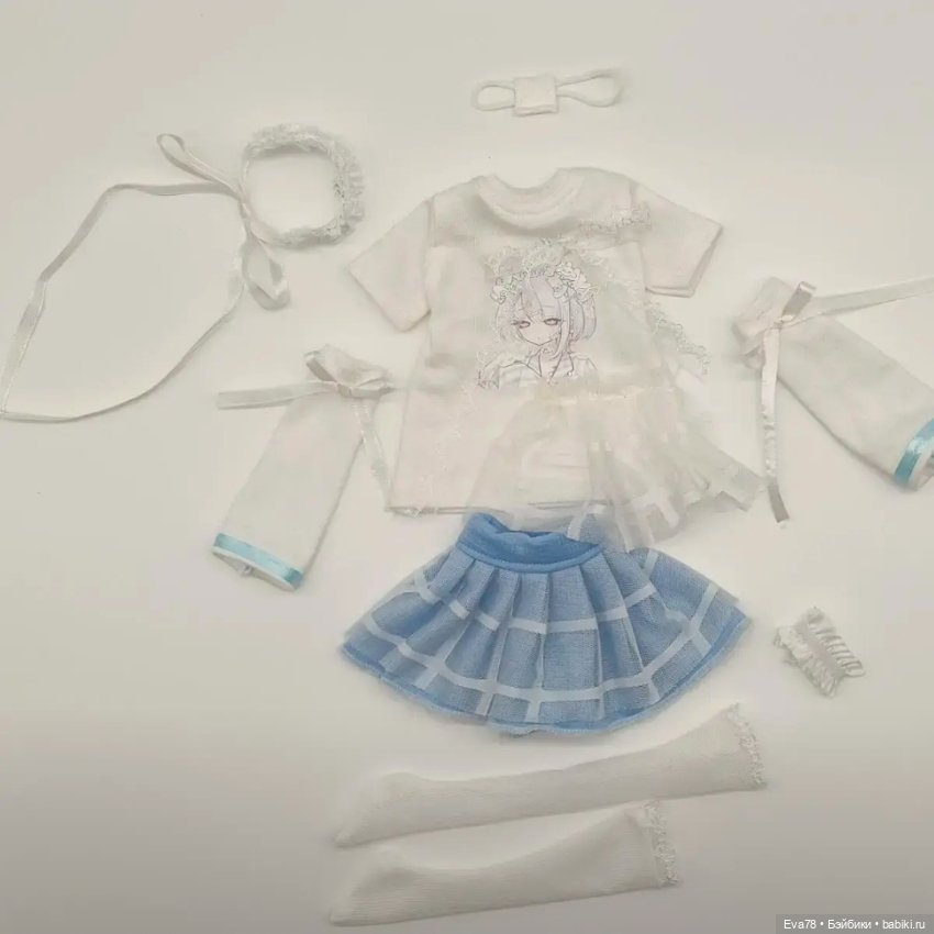 Комплект одежды на куклу бжд 1/6 -1/4 (фото 4)