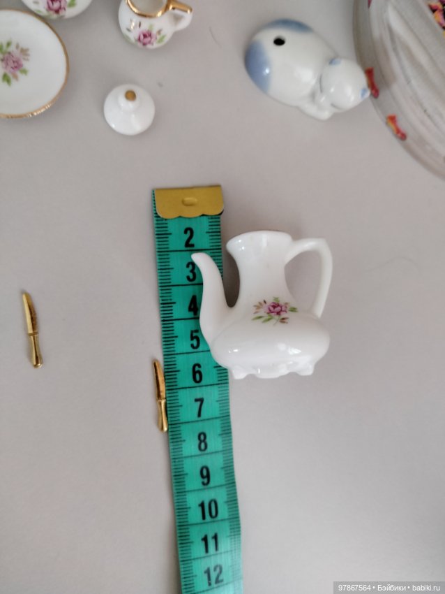 Сервиз и лампа для кукол 1/6 (фото 8)