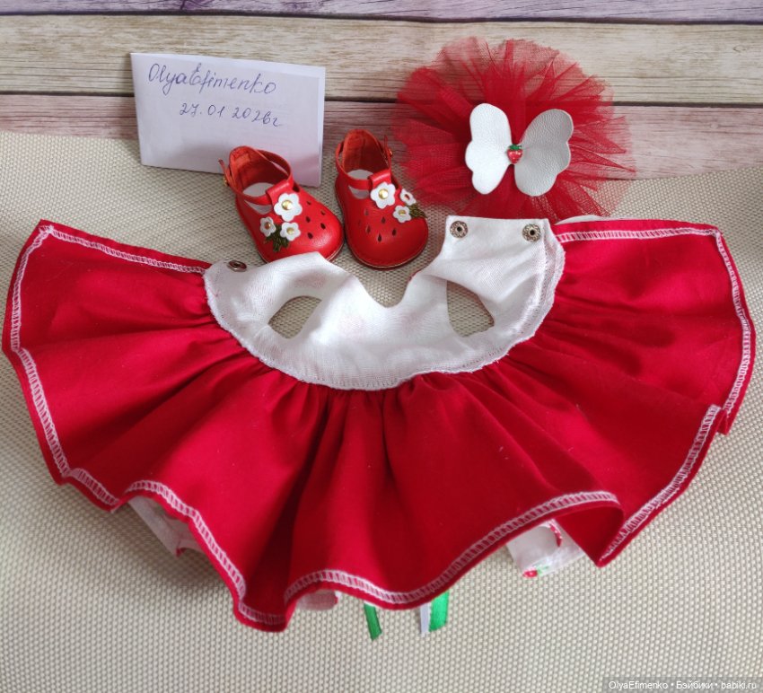 Платье, туфельки и бант для Фейсинки (фото 2)