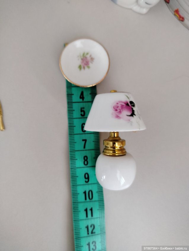Сервиз и лампа для кукол 1/6 (фото 6)