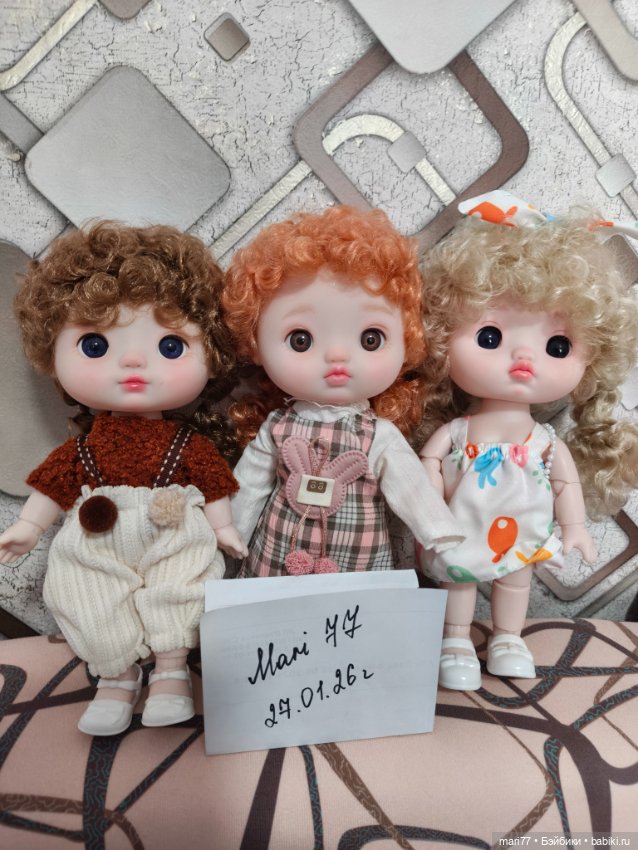 Три малышки — Шарнирные куклы (не BJD) (фото 7)