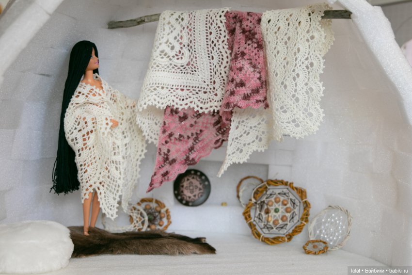 Шали для куклы — Одежда для кукол (фото 8)