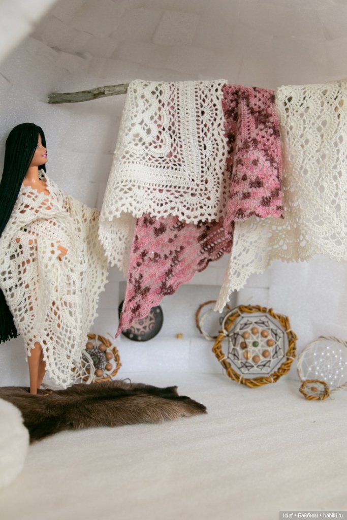 Шали для куклы — Одежда для кукол
