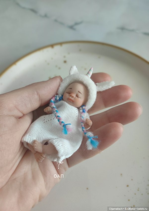 Малышка Единорожка (1) — Авторские куклы (фото 6)