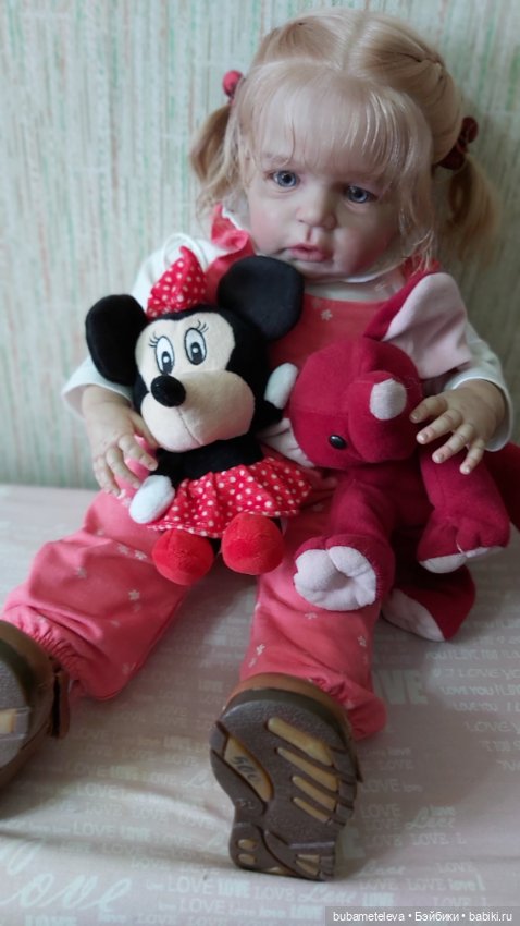 Кукла реборн Сэнди на каркасе (фото 2)