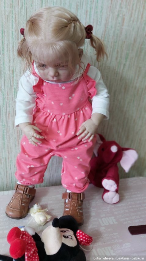 Кукла реборн Сэнди на каркасе (фото 5)