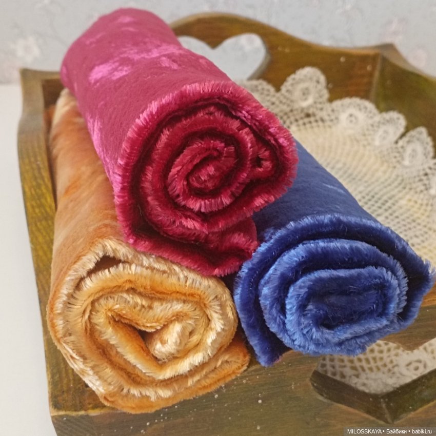 Набор винтажного плюша — Ткани