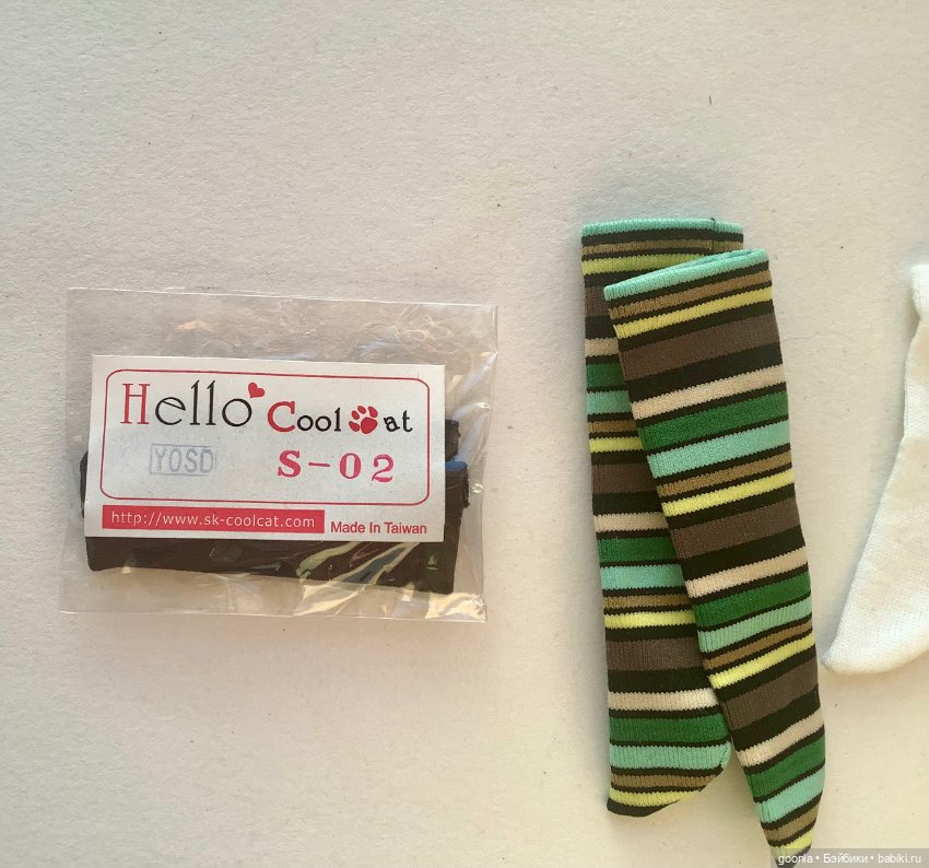 Носки и гольфы для бжд тини 1/6, YoSD (фото 2)