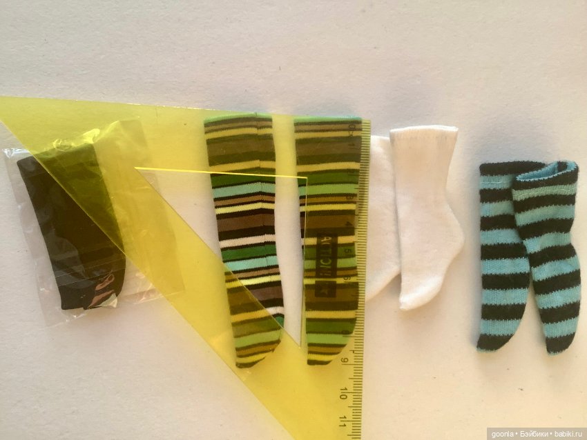 Носки и гольфы для бжд тини 1/6, YoSD (фото 3)