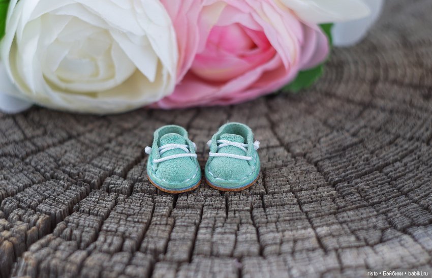 Замшевые полуботиночки для ob11 от Хохлома