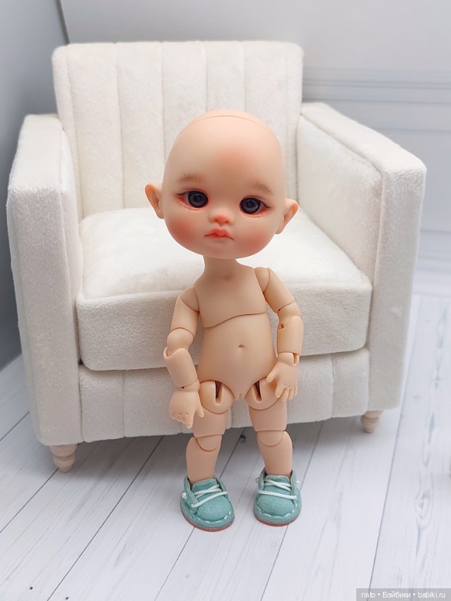 Замшевые полуботиночки для ob11 от Хохлома (фото 2)