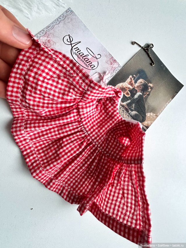 Платье в клетку для блайз (фото 5)