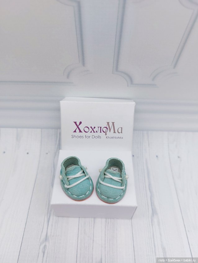 Замшевые полуботиночки для ob11 от Хохлома (фото 6)