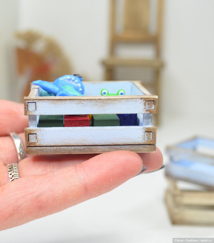 Деревянные тележки,ящики с игрушками) Миниатюра) (фото 8)