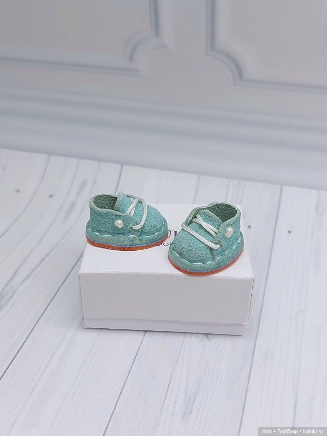 Замшевые полуботиночки для ob11 от Хохлома (фото 5)