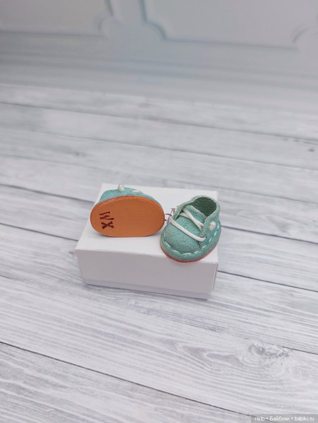 Замшевые полуботиночки для ob11 от Хохлома (фото 7)