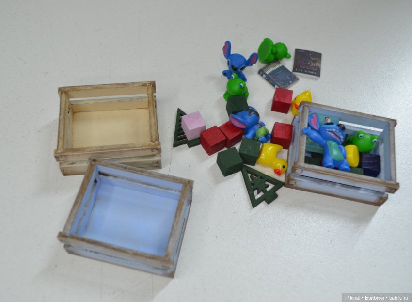 Деревянные тележки,ящики с игрушками) Миниатюра) (фото 10)