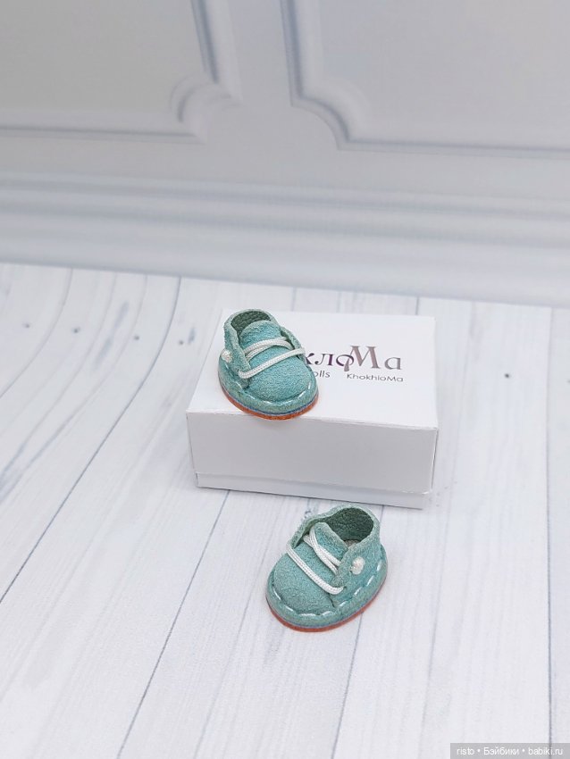 Замшевые полуботиночки для ob11 от Хохлома (фото 8)