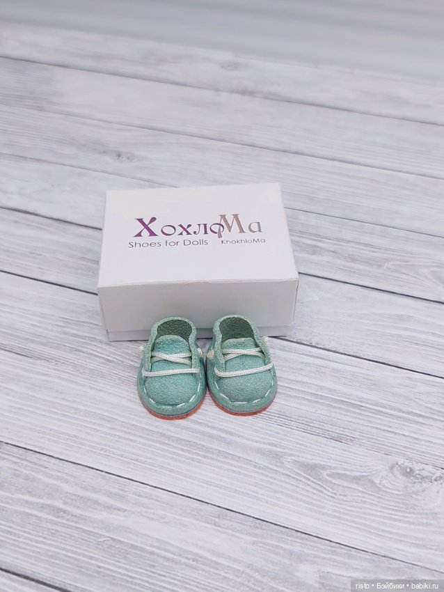 Замшевые полуботиночки для ob11 от Хохлома (фото 9)